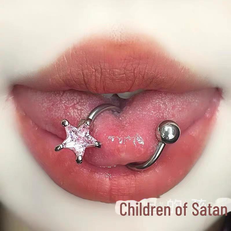 S-образный язычок из титановой стали «Дитя Сатаны»