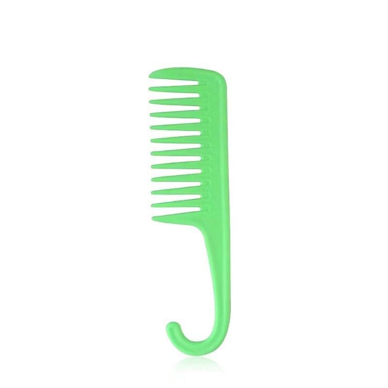 Large Wide-Tooth Curved Plastic Comb for Men & Women - Ideal for Long Hair & Parting