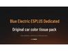 E5 PLUS Blue Electric Car Tissue Box: Model 26 Seat Backrest Hanging Bag Accessory.