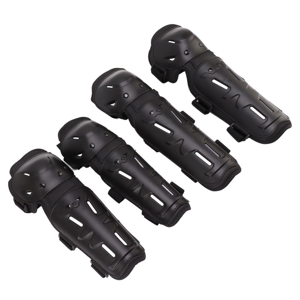 4 шт. мотоциклетные налокотники, наколенники, регулируемые, для взрослых, защитные налокотники для мотоцикла