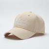 Hat Women's Baseball Cap Korean Style Versatile Trendy Sun Hat Hard Top Curved Brim Letters Embroidered Peaked Hat Men