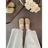 Wool Version~ Grape Ma Height Increase Cm Cow Anti-plush Plush Shoes Women's Half-drag Winter Plush Warm Cotton Shoes