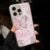 Feather Luster Phone Case for Samsung A53 A14 A33 A12 A32 S24 S23 Plus S20 S21 FE for iPhone 17 15 16 13 Pro 17 16 Pro Max Butterfly Bow Phone Case