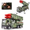1/32 Симуляция Грузовик-транспортер Запускающая машина Модель Детская игрушка Металл Литье под давлением С оттяжкой Транспортер Машина Подарки для взрослых Детей