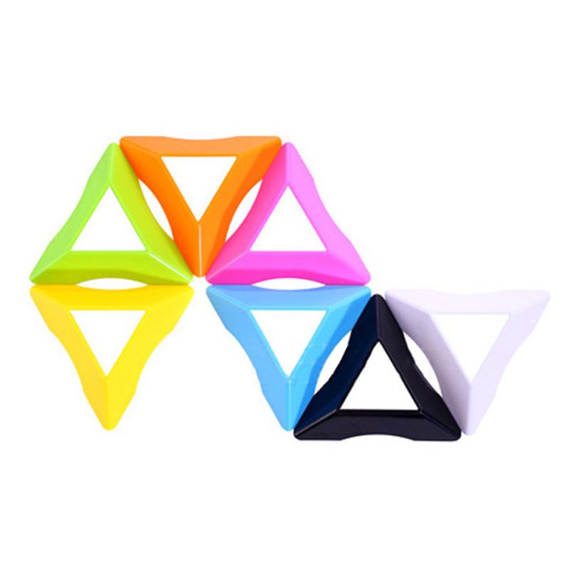 Основание Magic Cube Подставка для дисплея Треугольный разноцветный держатель для кубов Рамка Аксессуары Куб-головоломка