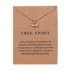 New Trendy Alloy Cute Elegant Sun Star Leaves Bird Butterfly Heart Luck Pendant Necklaces for Women Fashion Accessories Jewelry