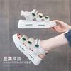 Sports Sandals Women's Summer Platform Muffin Velcro Korean Version Fashion Roman Beach Shoes 2024 Popular Summer Women's Shoes