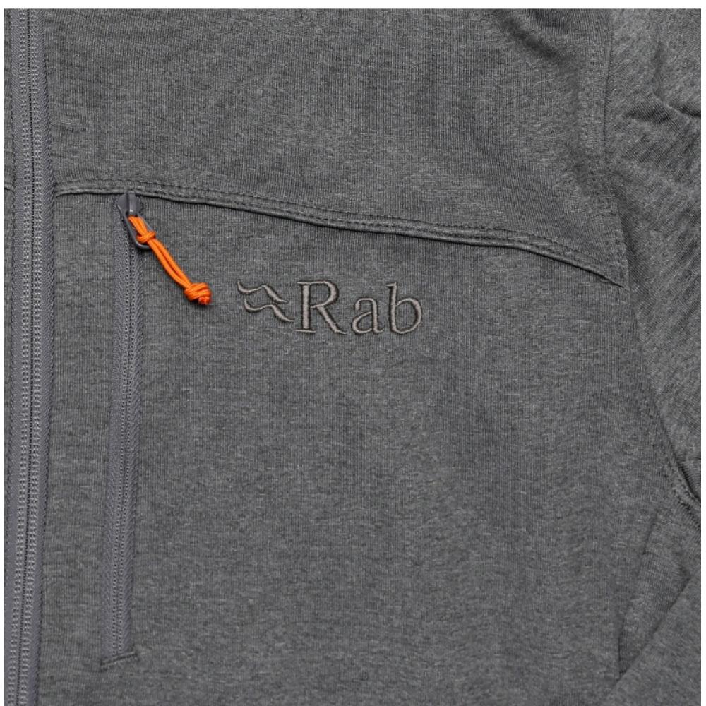 Толстовка Rab Graphene Fleece на молнии для мужчин S Куртка Qff 55