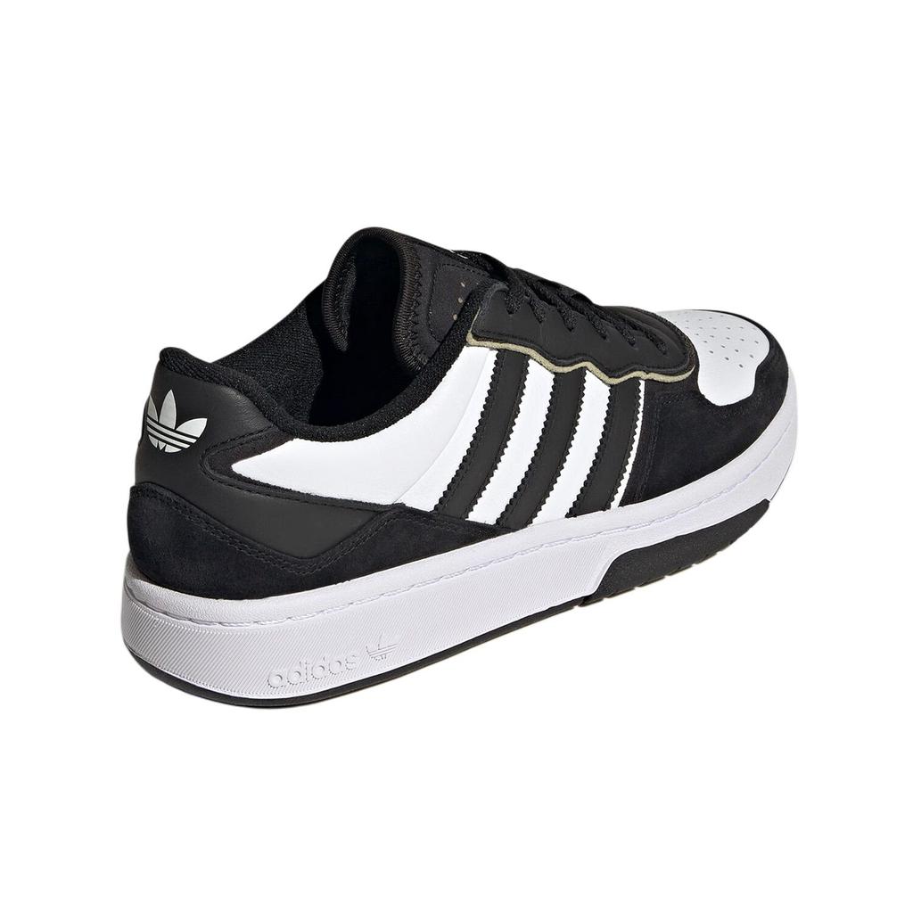 Adidas Оригинальные Courtic Удобные Универсальные Нескользящие Прочные Низкие Кеды для Скейтбординга Унисекс Кроссовки Черно-Белые JS3034