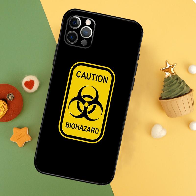 Чехол для телефона с логотипом символа биоопасности Для iPhone 17 17Air 16 15 14 13 11 12 Pro Max 12 13 Mini 16E Ударопрочный чехол