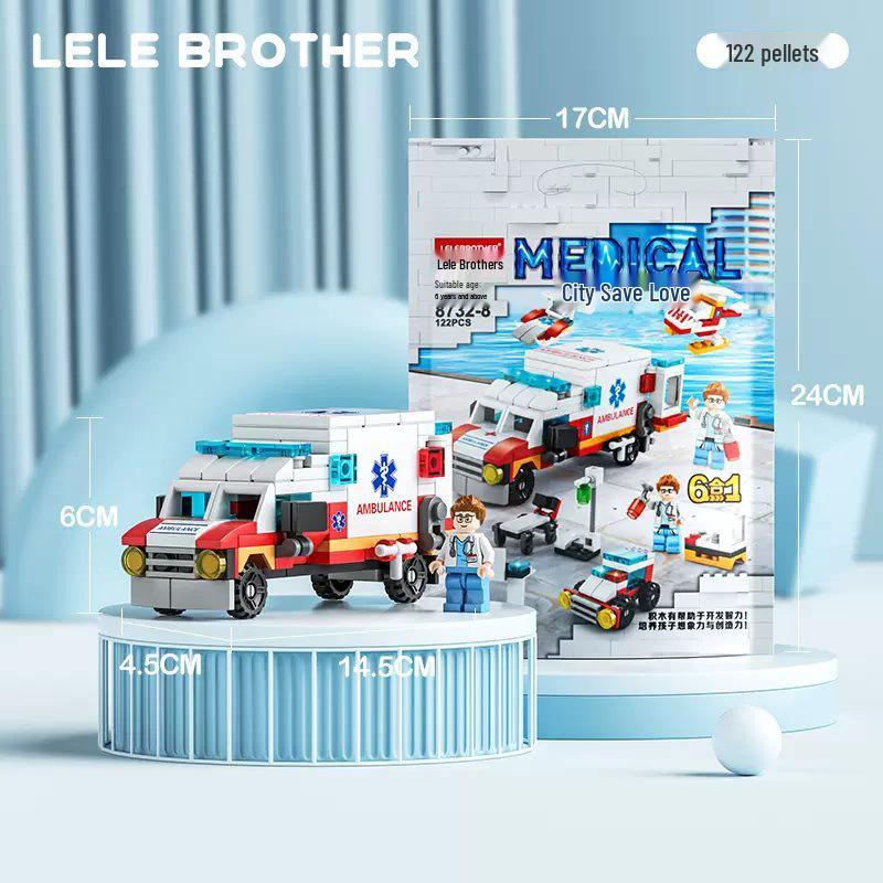 Совместимые с Lego маленькие строительные блоки: Образовательный военный набор «Танк и замок» для мальчиков и девочек