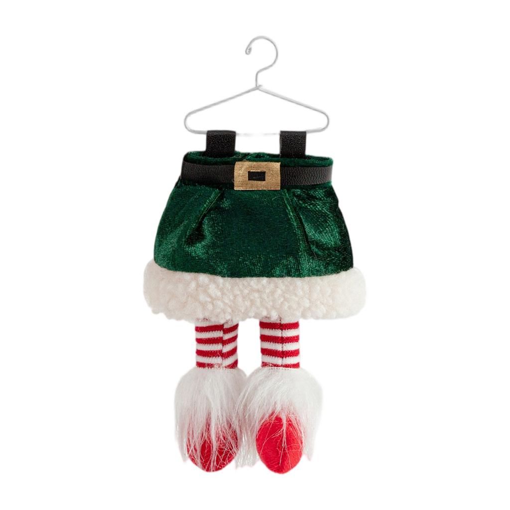 Рождественское украшение в виде ноги, украшение для рождественской елки, плюшевая нога, липкое украшение на верхушку рождественской елки, рождественское украшение, украшение для вечеринки, украшение для дома