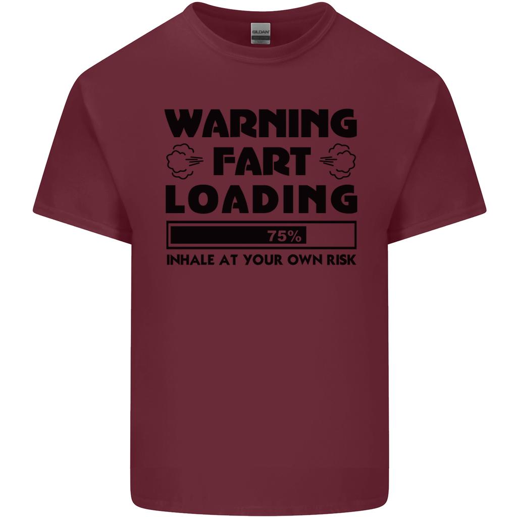 Warning Fart Loading Funny Farting Rude Unisexs Light Cotton TShirt