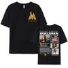 Мужская футболка с графическим принтом из коллекции Rapper Maluma Don Juan Tour, одежда в стиле Харадзюку, панк, хип-хоп, унисекс, модная, повседневная, оверсайз