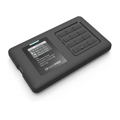 Корпус IODD ST400 2,5 дюйма / USB-C / Загрузочный виртуальный ODD&HDD / Шифрование AES256, макс. до 76 цифр / Защита от записи / 2541(