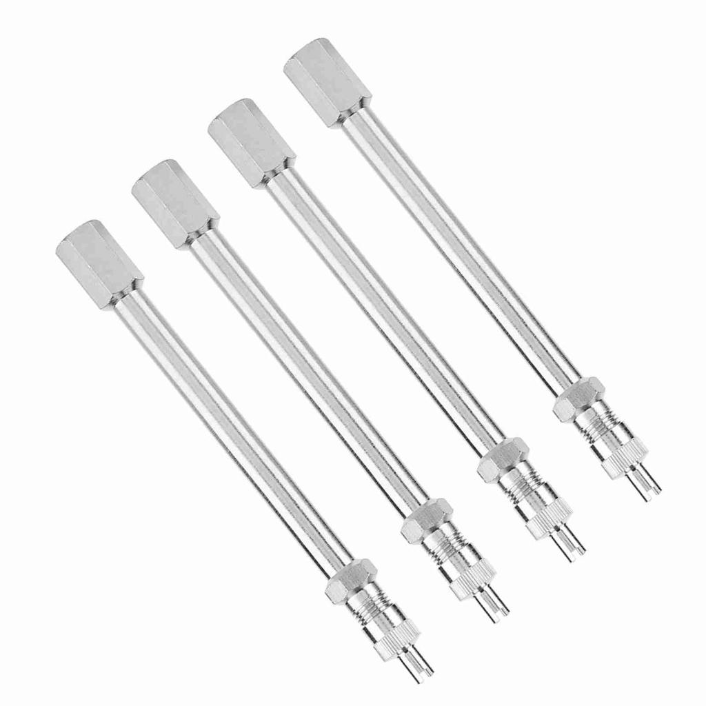 4 шт. 100 мм хромированный удлинитель для вентиля шины адаптер для колеса автомобиля грузовика