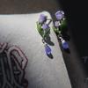 Сладкие фиолетовые серьги-капли-тюльпаны, романтические милые эмалированные акриловые серьги-подвески с цветком для женщин, ювелирные изделия, подарки PD1518