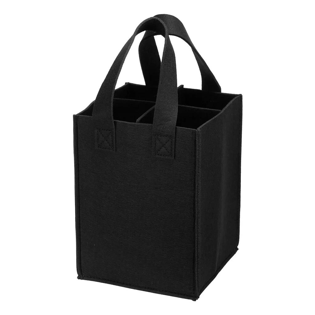 4 бутылки вина сумка для подарков винные пакеты разделитель фетровые сумки для хранения вина многоразовые сумки для продуктов с ручками коробка для упаковки пива