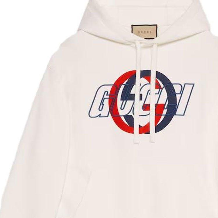 GUCCI Cotton Jersey Hooded Sweatshirt 770839-XJGA2-9314