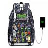 Plants vs. Zombies Backpack for Kids Boys Grades 3-6 Waterproof Spine Protection Lightweight School Bag