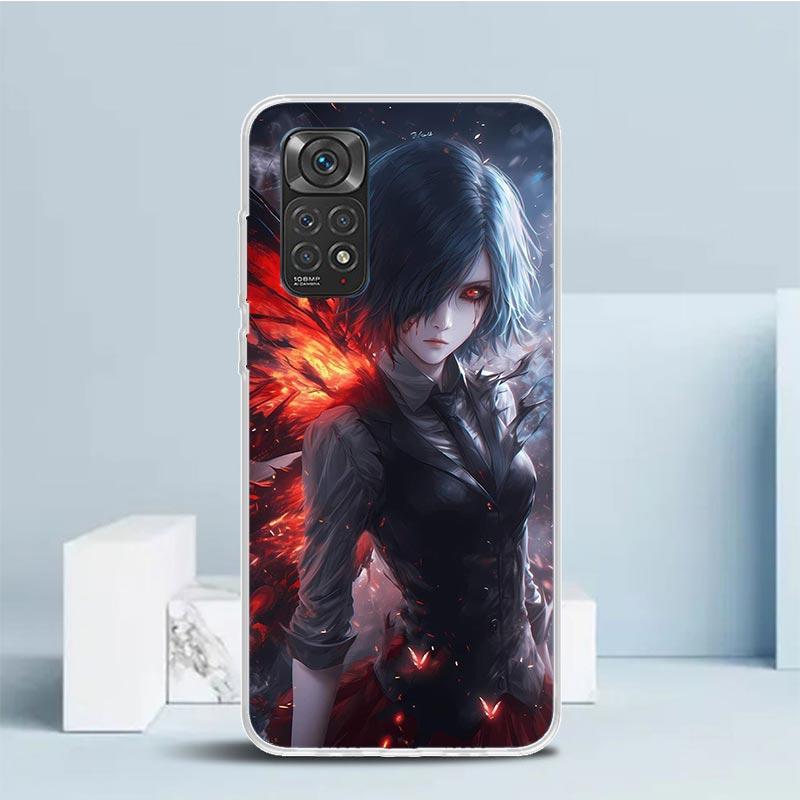 G-Ghoul Токио Тоука Кирисима Мягкий чехол для телефона Xiaomi Redmi Note 15 14 13 12 Pro Plus 14S 11S 11T 11E 10S 10 4G Рисунок