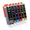 Canon Ink Cartridge Set for Canon PIXMA and TS8130 Individually with Remaining Capacity BCI-381/BCI-380 (6-Color) TS8430, TS8330, TS8230, (High-Yield,