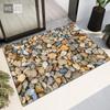 Beach Stone 3D Carpet Rugs For Hallway Doormat Indoor Entrance Home Fashion Kitchen Runner Rug Bathroom Mat Toilet Mat