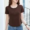 Women's Spring and Summer New Models Fit Inside A Simple Short Sleeved Top