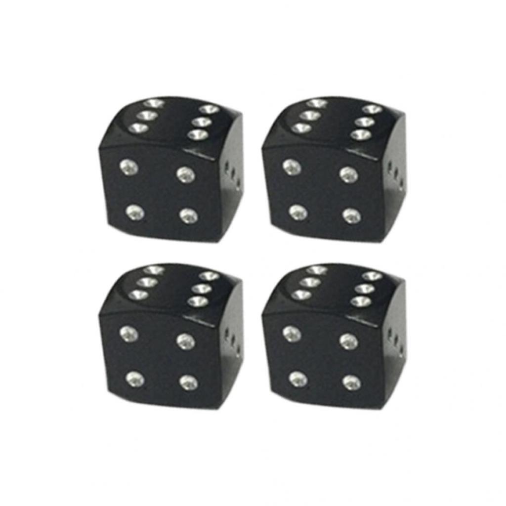 4 шт. в форме кубиков, колеса автомобиля, мотоцикла, шины, шток воздушного клапана, противопыльные колпачки