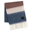 JILL STUART Shaggy Scarf 60105001, Women's Striped Scarf, 60105001D, Blue [D], Approx. 40cm W X 220cm H
