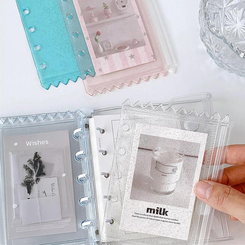 M5 Цветной зажим для листов Обложка для скоросшивателя Фотолисты Аксессуары для хранения Сумка для хранения Сумка на молнии Органайзеры для фотографий Офисные принадлежности