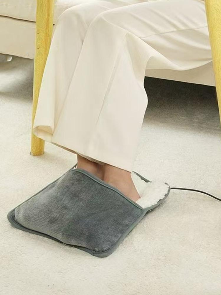 Электрическая грелка для ног Бытовой коврик для подогрева ног Плюшевая грелка для ног для женщин и мужчин