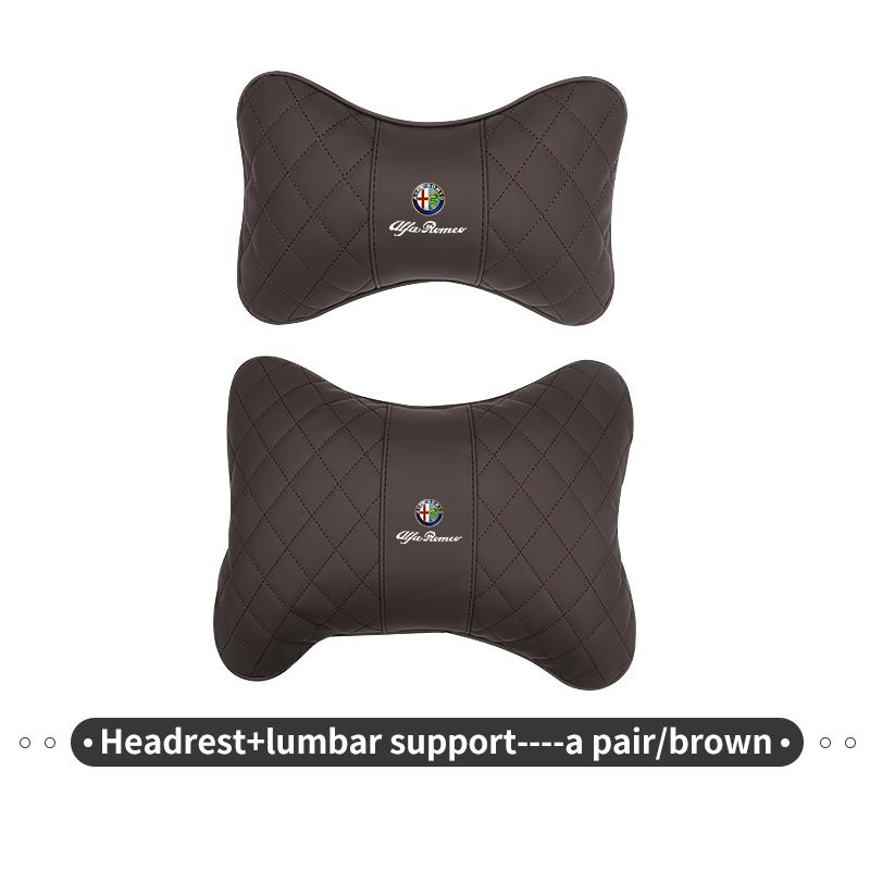 Car Headrest Neck Support Seat Lumbar Cushion Soft Neck Pillow Auto Accessories For Alfa Romeo Giulietta 940 2010-2014 2015 2016