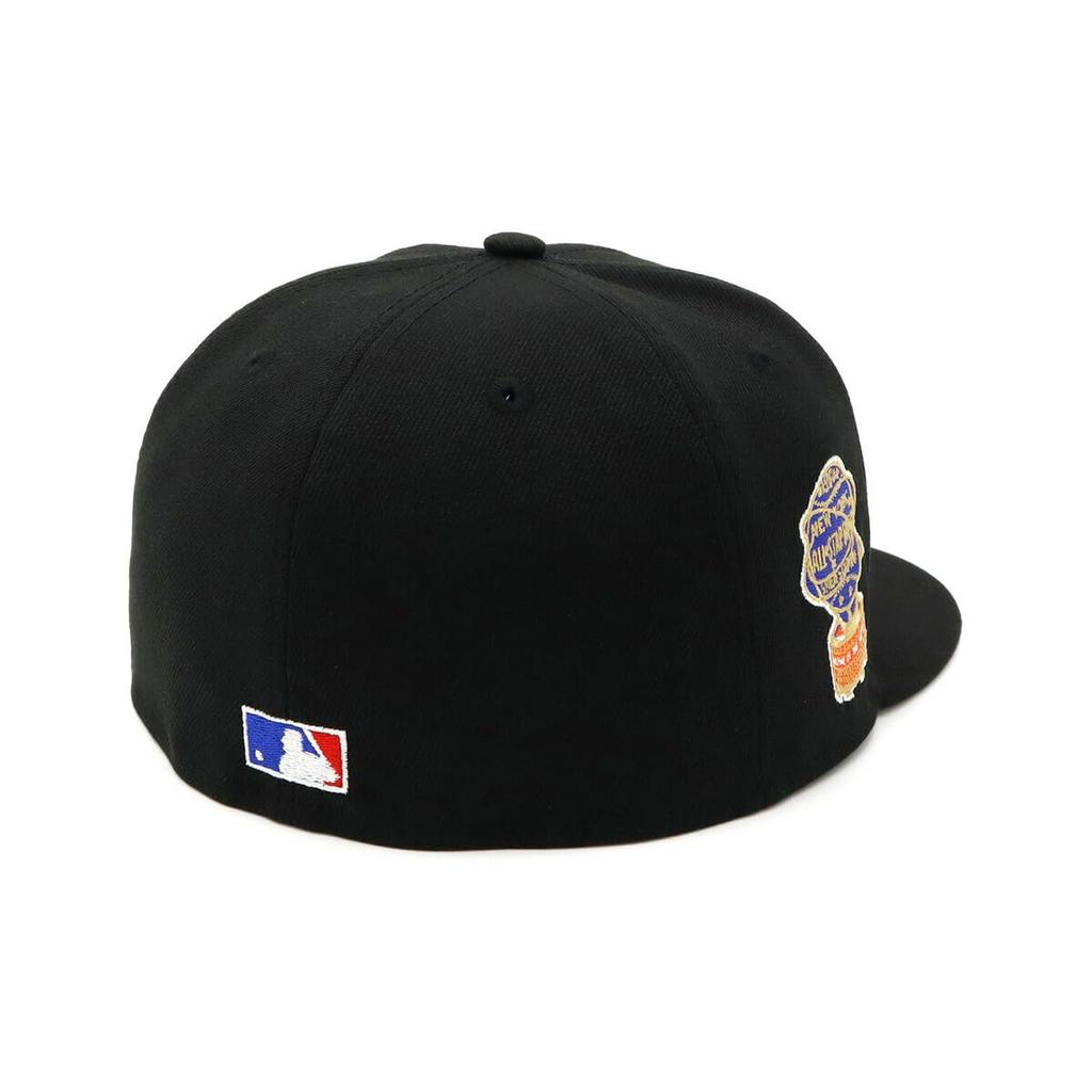 New Era Кепка 59FIFTY 70808789 NER35C7098 MLB New York Mets NYM Черный Черный 8 БОКОВОЙ ПАТЧ ПОД КОЗЫРЬКОМ ONSPOTZ Кепка, изготовленная на заказ Gokyu Fifty Сезонная