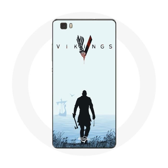 Coque pour Huawei P8 Vikings Série Saison 6 Ragnar Lothbrok La Bande Annonce 2022