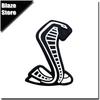 Cobra 3D Styling Metal Sticker Front Grille Badge Body Fender Car Rear Decal Decor Accessories For  SVT GT350 R GT500 Shelby