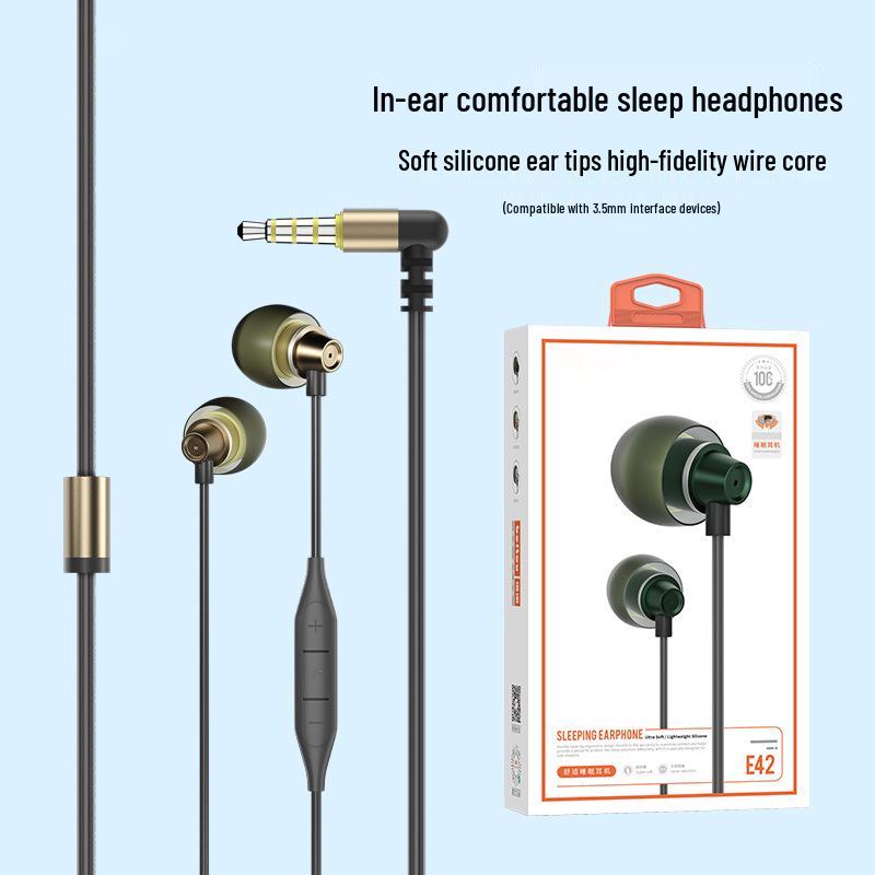 Проводные наушники-вкладыши с разъемом 3,5 мм и микрофоном, совместимые с Vivo, Huawei, Oppo, Apple