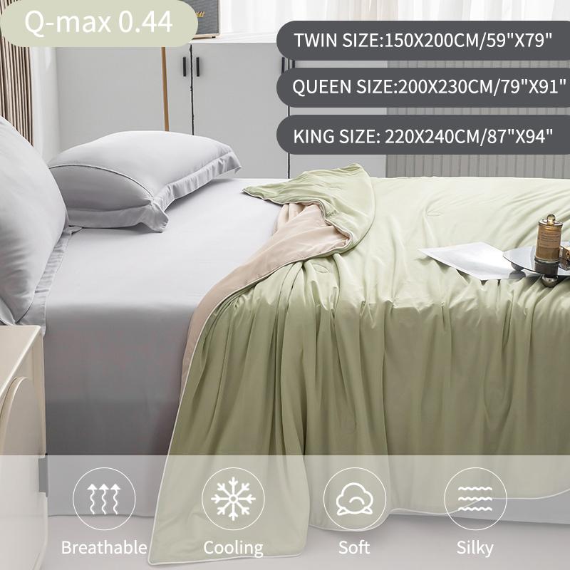 Peter Khanun Cooling Blankets Smooth Air Condition Comforter Lightweight Summer Quilt With Double Side Cold Skin-Friendly