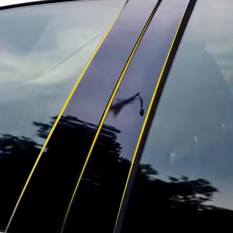 6 шт. Наклейки на стойки кузова и оконные стойки автомобиля для Hyundai Grandeur Azera HG 2012-2017 2013 2014 Аксессуары для стайлинга авто