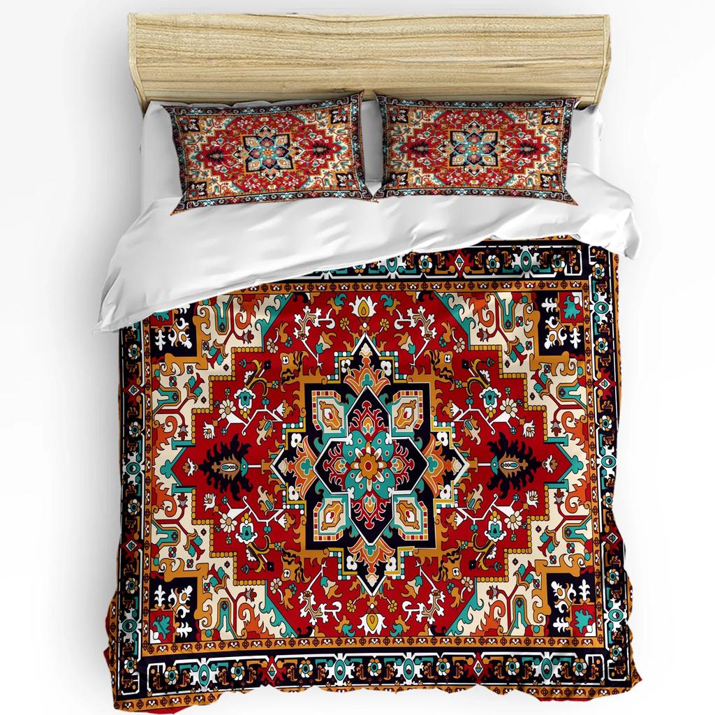 Hummingbird Hibiscus Flower Retro Bedding Collection 3Pcs Duvet Cover Pillowcase Kids Adult Quilt Cover Double Bed Collection Home Textile
