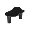 (previous sku: N625P256509510B) Irregular cloud-shaped coffee table, 107cm length, 66cm width, 40.5cm height, MDF tabletop, PVC legs, and felt pads