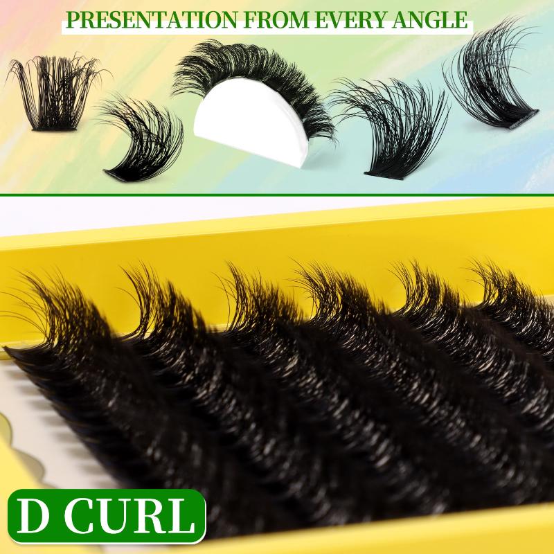 Exclusive Eyelash Extension Kit with Lash Bond and Clusters for Defined Lashes