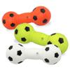Dingdong Pet Pet Football Bone Latex Toy 14cm 3-piece Set, Mixed Colors, 1 Set