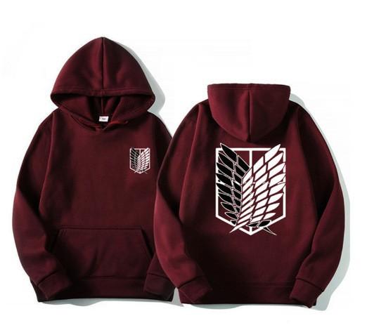 2D Attack Giant Sweater Mikasa Allen Survey Corps Hoodie Sweater Jacket
