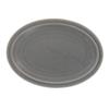 Столовая посуда East Oval Plate Dot Oval Plate 24 см фарфор матовый серый