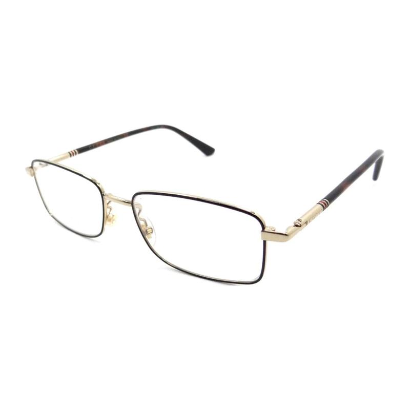 Gucci Logo Design Rectangular Optical Frame Unisex Couple Style Black Black 53 glasses case (random size and color) + glasses cloth