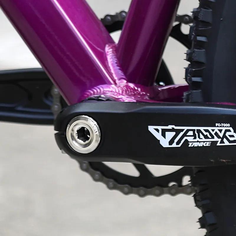 TANKE Крышка болта шатуна M18 M19 M20 Алюминиевая крышка шатуна для MTB BMX Дорожного велосипеда 6 цветов, Колпачок болта шатуна велосипеда