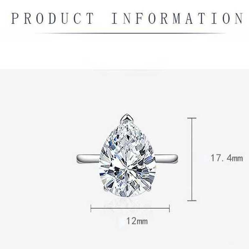 Sace Gems Классическое кольцо из медного сплава с цирконом, женские ювелирные изделия, свадебный подарок для вечеринки