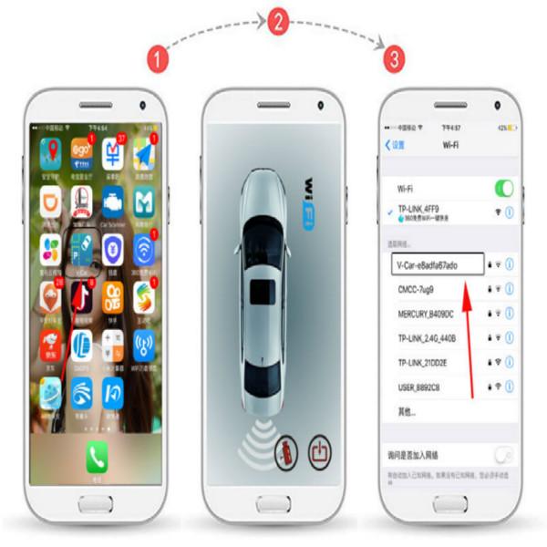 WIFI Reversing Camera night Camera Mini Body Waterproof Tachograph for iPhone and Android