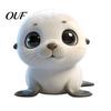 Animal Shaped Kitchen Decor Acrylic Refrigerator Magnet, Cow Sheep Koala Frog Seal Magnet Fridge Magnetic Decoration for Lockers Whiteboards